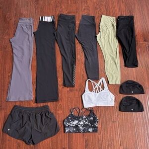 lululemon athletica Women's Leggings in Black, Gray, and Olive